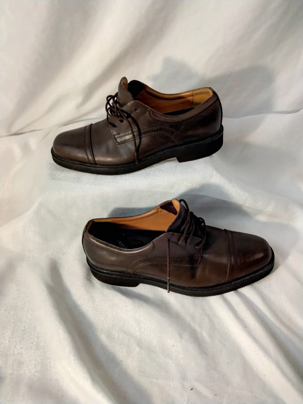 Rockport Dressport Men's Dark Brown Leather Derby Oxfords